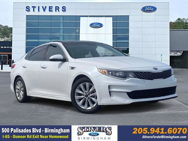 Snow White Pearl 2018 Kia Optima EX Sedan Front-Wheel Drive 6-Speed Automatic