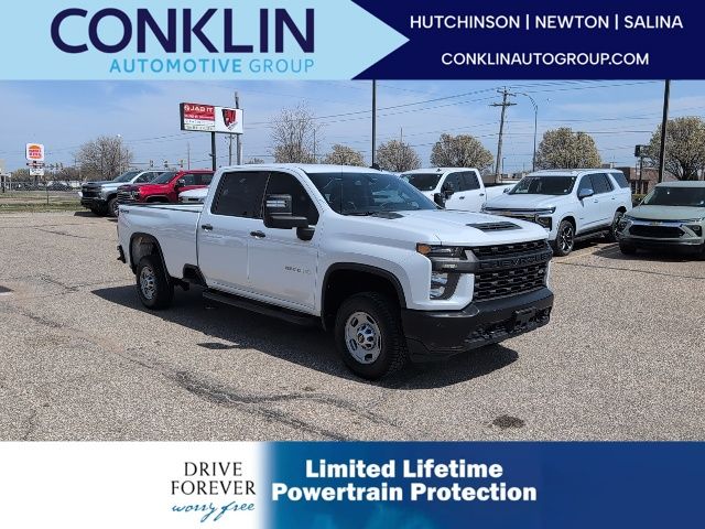 Summit White 2020 Chevrolet Silverado 2500HD Work Truck Crew Cab 4WD Pickup Truck Four-Wheel Drive 6-Speed Automatic