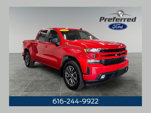 Red Hot 2020 Chevrolet Silverado 1500 Pickup Truck Four-Wheel Drive 8-Speed Automatic