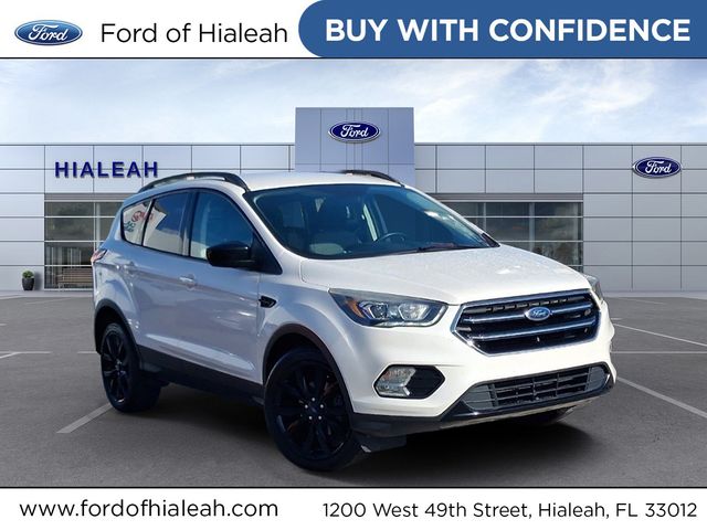 White Platinum Clearcoat Metallic 2019 Ford Escape SUV / Crossover Front-Wheel Drive 6-Speed Automatic