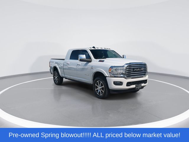 Used 2023 Bright White Clearcoat Ram Limited Longhorn image 2