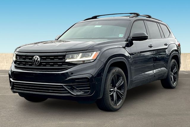 Deep Black 2023 Volkswagen Atlas 3.6L SEL R-Line Black 4Motion AWD SUV / Crossover All-Wheel Drive 8-Speed Automatic