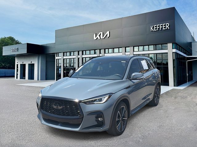 Slate Gray 2024 INFINITI QX50 Sport FWD SUV / Crossover Front-Wheel Drive Continuously Variable Transmission