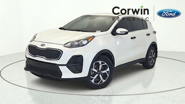 Snow White Pearl 2021 Kia Sportage SUV / Crossover Front-Wheel Drive 6-Speed Automatic Overdrive