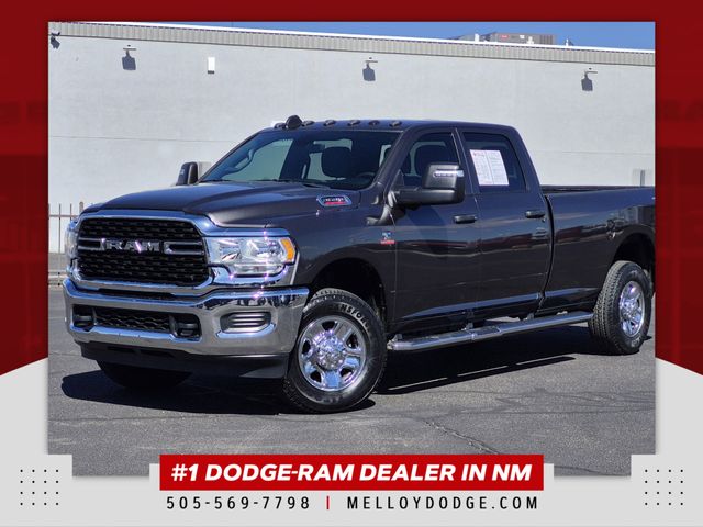 Gray (Granite Crystal Metallic Clearcoat) 2024 RAM 3500 Tradesman Crew Cab LB 4WD Pickup Truck Four-Wheel Drive 6-Speed Automatic
