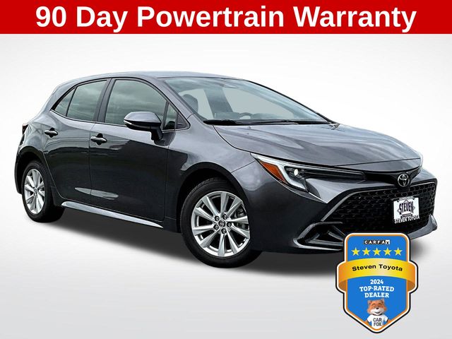 Magnetic Gray Metallic 2024 Toyota Corolla Hatchback Hatchback Front-Wheel Drive Continuously Variable Transmission