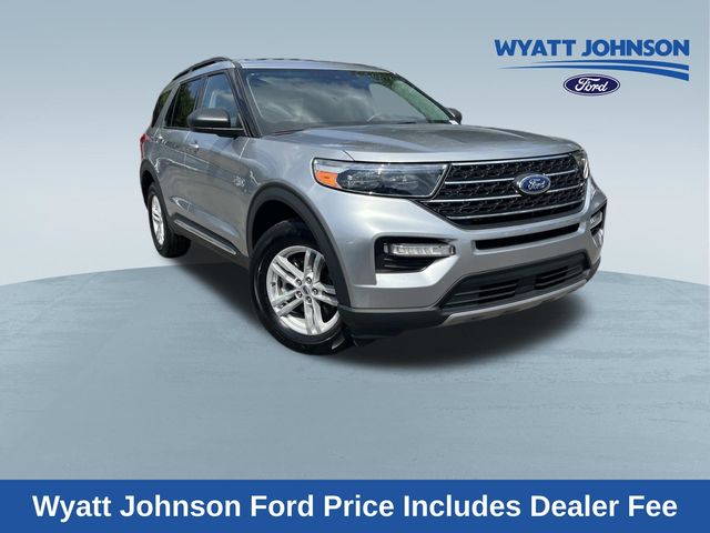 Silver Metallic 2023 Ford Explorer SUV / Crossover All-Wheel Drive Automatic