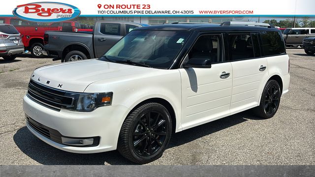 White Platinum Clearcoat Metallic 2019 Ford Flex SUV / Crossover All-Wheel Drive 6-Speed Automatic