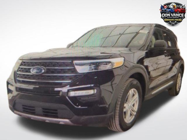 Black Metallic 2023 Ford Explorer XLT AWD SUV / Crossover All-Wheel Drive Automatic