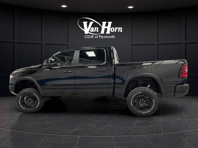 Used 2025 Diamond Black Crystal Pearlcoat Ram Rebel image 4
