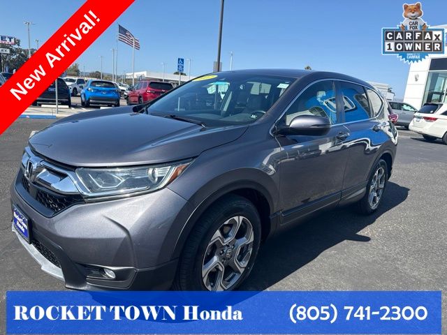 Gray (Modern Steel Metallic) 2017 Honda CR-V SUV / Crossover Front-Wheel Drive Continuously Variable Transmission