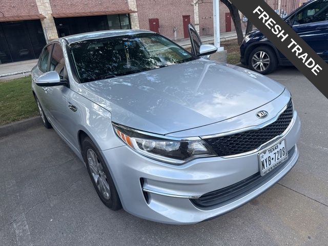 Sparkling Silver 2018 Kia Optima LX Sedan Front-Wheel Drive 6-Speed Automatic