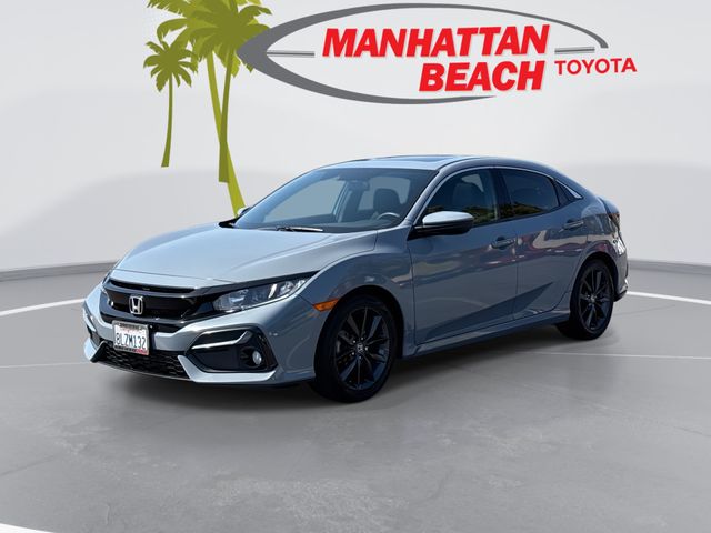 Sonic Gray Pearl 2020 Honda Civic Hatchback EX FWD Hatchback Front-Wheel Drive Continuously Variable Transmission