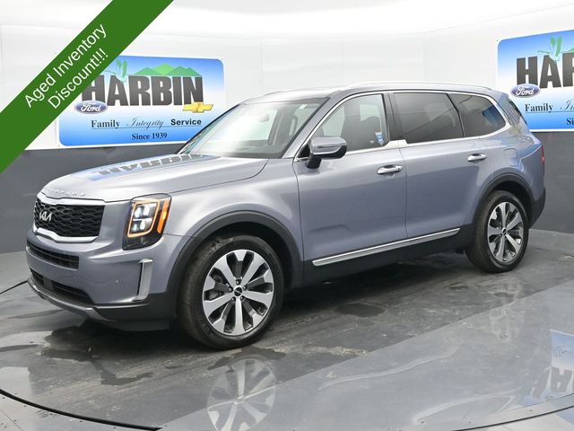 Silver 2022 Kia Telluride SUV / Crossover All-Wheel Drive 8-Speed Automatic