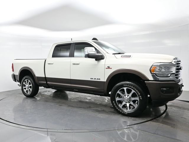 Pearl White 2024 RAM 2500 Limited Longhorn Crew Cab 4WD Pickup Truck Four-Wheel Drive 6-Speed Automatic