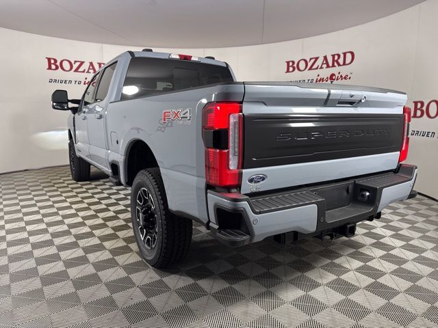 2025 Glacier Gray Metallic TriCoat Ford Super Duty F-350 SRW Platinum 4X4 Truck