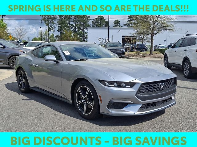 Silver Metallic 2024 Ford Mustang EcoBoost Premium Fastback RWD Coupe Rear-Wheel Drive Automatic