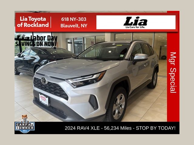 Silver Sky Metallic 2024 Toyota RAV4 SUV / Crossover All-Wheel Drive 8-Speed Automatic