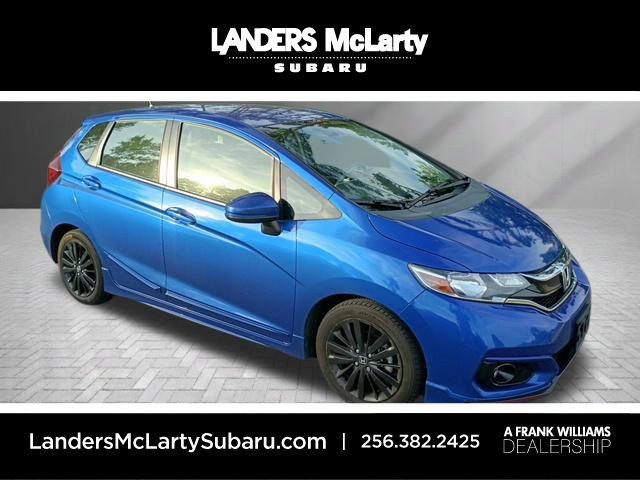 Blue 2020 Honda Fit Sport FWD Hatchback Front-Wheel Drive Continuously Variable Transmission
