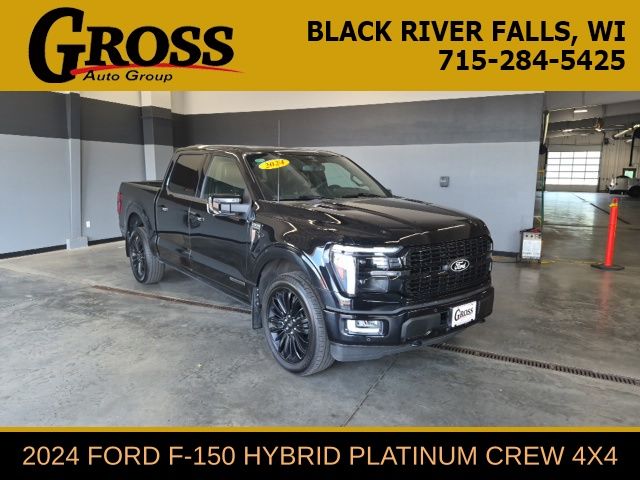 Agate Black Metallic 2024 Ford F-150 Pickup Truck Four-Wheel Drive Automatic