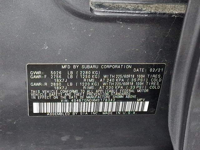 used 2021 Subaru Outback car, priced at $21,497