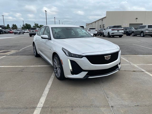 Crystal White Tricoat 2023 Cadillac CT5 Sport AWD Sedan All-Wheel Drive Automatic