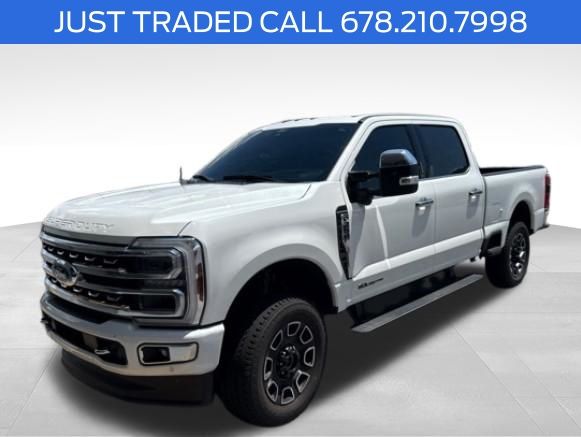 Star White Metallic Tri-Coat 2024 Ford F-250 Super Duty Pickup Truck Four-Wheel Drive Automatic