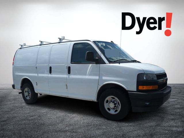 Summit White 2023 Chevrolet Express Cargo Van Rear-Wheel Drive 8-Speed Automatic Overdrive