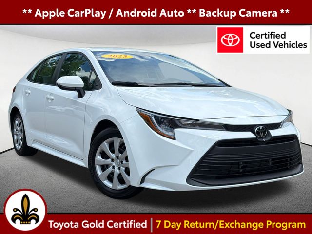 Ice Cap 2025 Toyota Corolla Sedan Front-Wheel Drive Continuously Variable Transmission