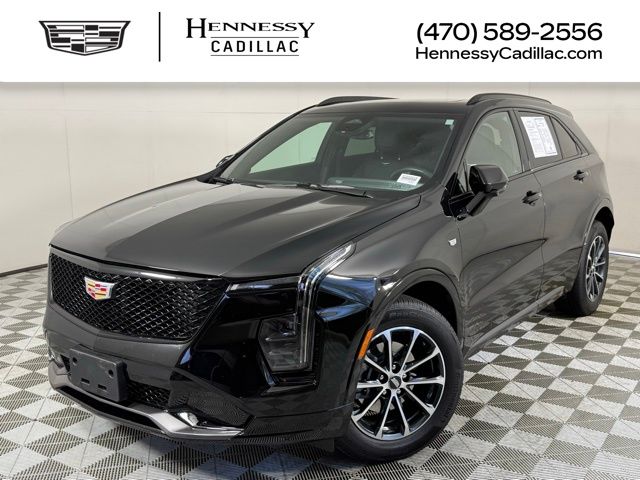 Stellar Black Metallic 2024 Cadillac XT4 Sport FWD SUV / Crossover Front-Wheel Drive 9-Speed Automatic