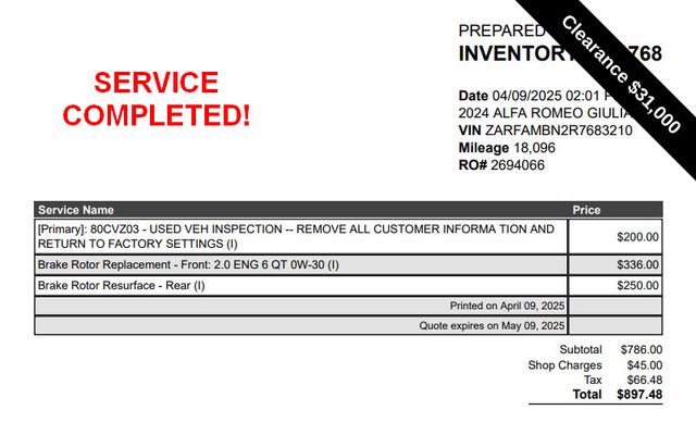 Used 2024 Alfa Romeo Giulia For Sale in Grove City, OH