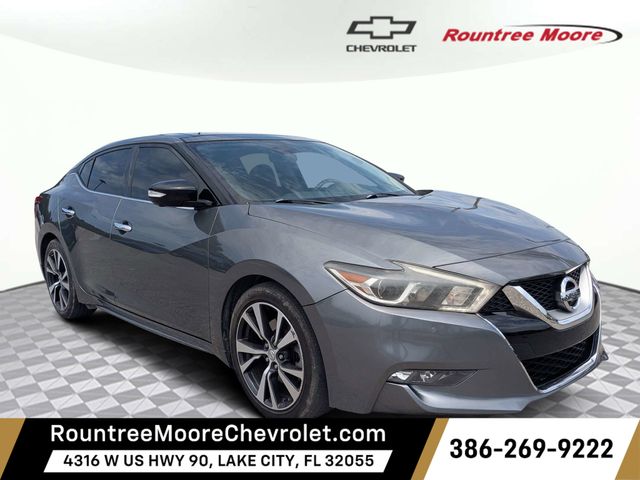 Gray (Gun Metallic) 2017 Nissan Maxima Sedan Front-Wheel Drive Continuously Variable Transmission