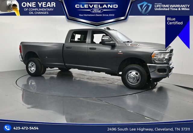 Gray (Granite Crystal Metallic Clearcoat) 2024 RAM 3500 Pickup Truck Four-Wheel Drive 6-Speed Automatic