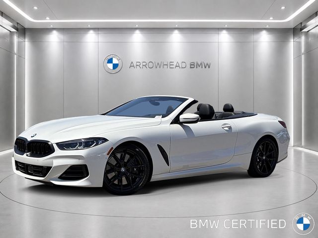 Mineral White Metallic 2023 BMW 8 Series Convertible Rear-Wheel Drive 8-Speed Automatic