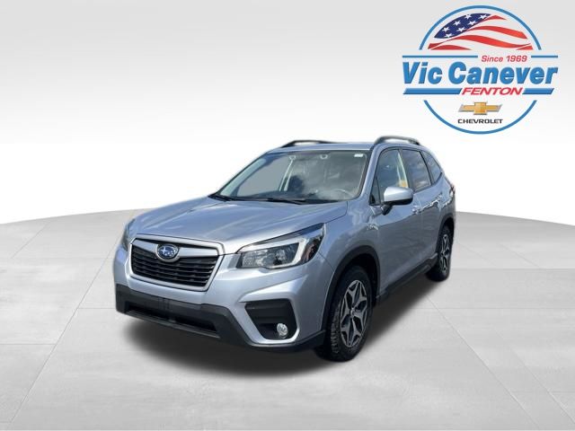 Ice Silver Metallic 2021 Subaru Forester SUV / Crossover All-Wheel Drive Continuously Variable Transmission
