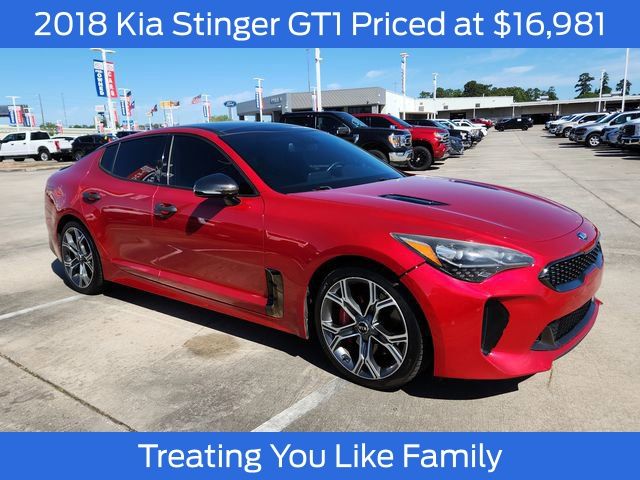 HiChroma Red 2018 Kia Stinger GT1 RWD Sedan Rear-Wheel Drive 8-Speed Automatic