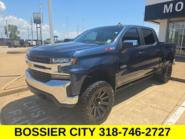 Northsky Blue Metallic 2021 Chevrolet Silverado 1500 Pickup Truck Four-Wheel Drive Automatic