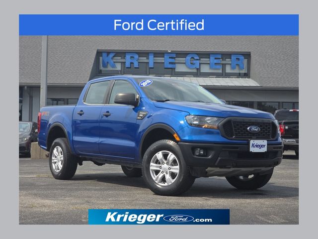 Lightning Blue Metallic 2019 Ford Ranger Pickup Truck Four-Wheel Drive Automatic