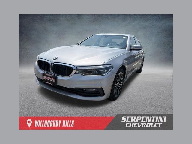 Glacier Silver Metallic 2017 BMW 5 Series Sedan All-Wheel Drive 8-Speed Automatic