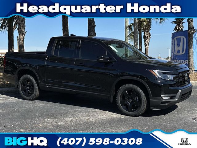Crystal Black 2026 Honda Ridgeline Black Edition AWD Pickup Truck All-Wheel Drive 9-Speed Automatic