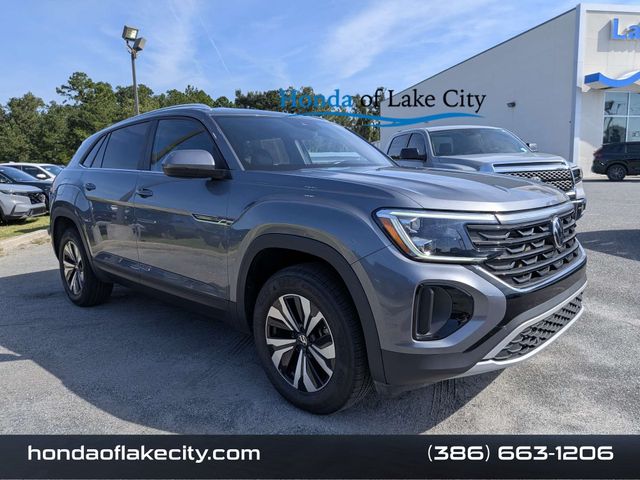 Platinum Gray Metallic 2024 Volkswagen Atlas Cross Sport SUV / Crossover Front-Wheel Drive 8-Speed Automatic