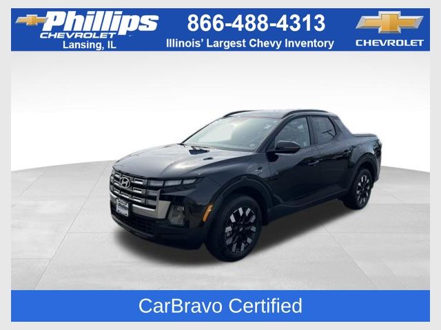 Phantom Black 2025 Hyundai Santa Cruz SEL Crew Cab AWD Pickup Truck All-Wheel Drive 8-Speed Automatic