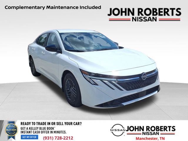 White (Fresh Powder) 2026 Nissan Sentra Sedan Front-Wheel Drive Continuously Variable Transmission