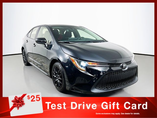 Black Sand Pearl 2020 Toyota Corolla LE FWD Sedan Front-Wheel Drive Continuously Variable Transmission