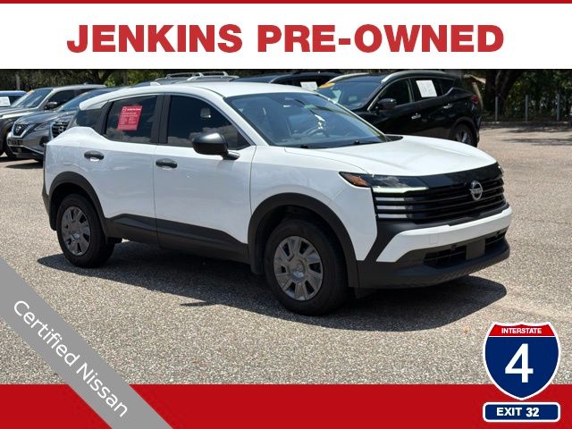 White (Fresh Powder) 2025 Nissan Kicks SUV / Crossover Front-Wheel Drive Continuously Variable Transmission