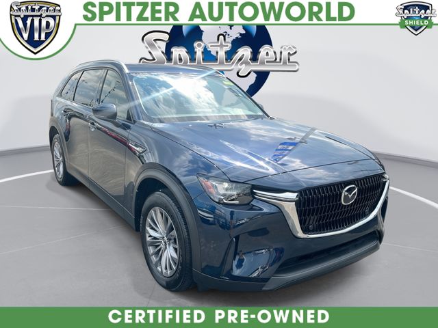 Deep Crystal Blue Mica 2025 Mazda CX-90 3.3 Turbo Preferred AWD SUV / Crossover All-Wheel Drive 8-Speed Automatic