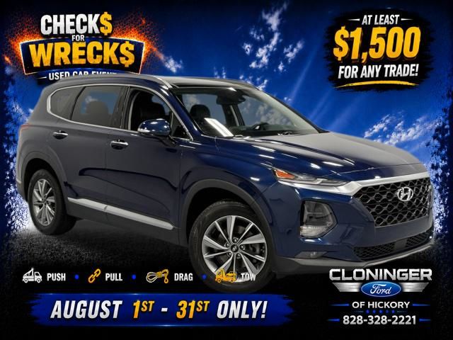 Blue (Stormy Sea) 2019 Hyundai Santa Fe SUV / Crossover Front-Wheel Drive 8-Speed Automatic