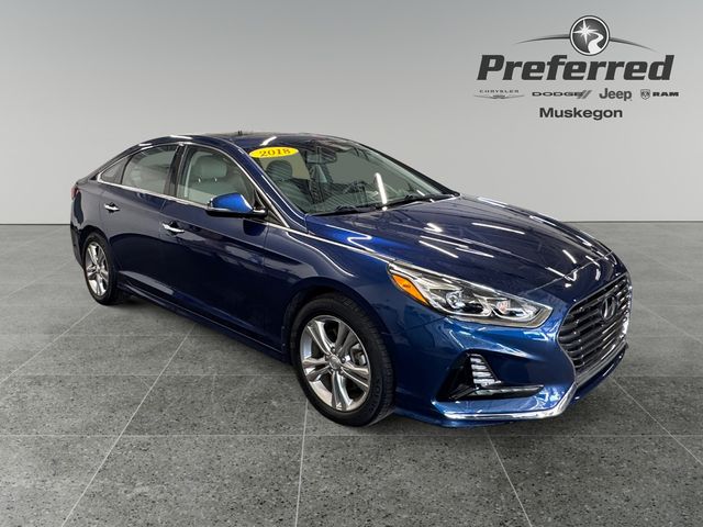 Lakeside Blue 2018 Hyundai Sonata Sedan Front-Wheel Drive 6-Speed Automatic