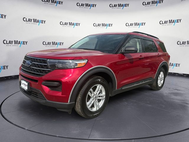 Red 2020 Ford Explorer XLT RWD SUV / Crossover Rear-Wheel Drive Automatic