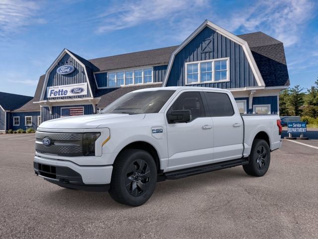 Oxford White 2025 Ford F-150 Lightning Pickup Truck All-Wheel Drive Automatic